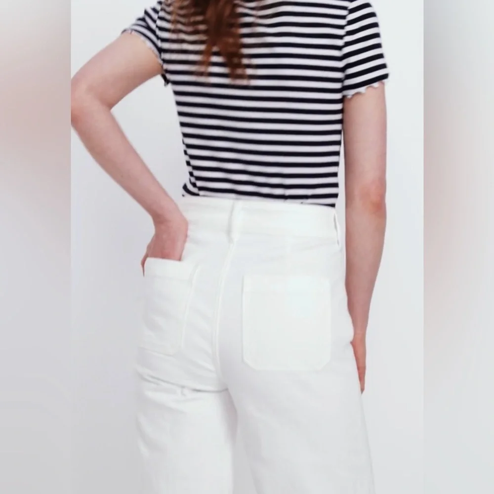 Extra high-rise Sky-hi wide leg size 10 Regular - Picture 4 of 5